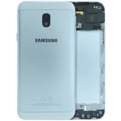 Back Cover For Samsung Galaxy J3 (J327 / 2017) (Service Pack) (Silver)