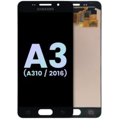 OLED Assembly Without Frame for Samsung Galaxy A3 (A310 / 2016) (Service Pack) (Black)