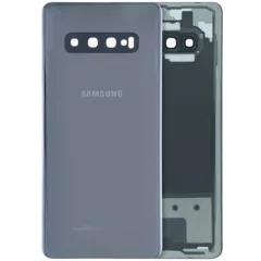 Back Cover Glass For Samsung Galaxy S10 Plus (Service Pack) (Ceramic Black)