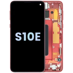 OLED Assembly With Frame for Samsung Galaxy S10e (Service Pack) (Cardinal Red)