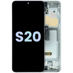 Pantalla OLED con marco para Samsung Galaxy S20 (Original Service Pack)