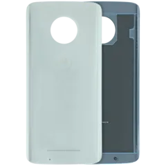 Back cover Glass For Motorola Moto G6 (XT1925 / 2018) (Genuine OEM) (Silver)