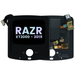 Exterior Pantalla OLED sin marco para Motorola Razr (XT2000 / 2019) (Original OEM) (Noir Negro)