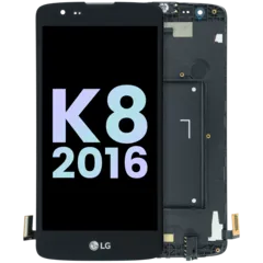 LCD Assembly Compatible For LG K8 (2016) (Genuine) (Black)