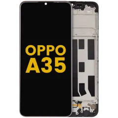 LCD Assembly With Frame Compatible For Oppo A35 (2021) (Refurbished) (All Colors)