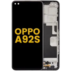 OLED Assembly With Frame Compatible For Oppo A92s (2020) (Refurbished) (All Colors)