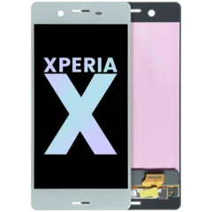 LCD Assembly Without Frame For Sony Xperia X (Genuine OEM) (White )