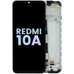 LCD Assembly With Frame For Xiaomi Redmi 10A (Service Pack) (All Colors)