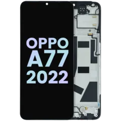 LCD Assembly With Frame For Oppo A77 5G (2022) (Genuine OEM) (All Colors)