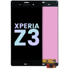 LCD Assembly Without Frame For Sony Xperia Z3 (Genuine OEM) (Black)