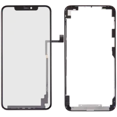 4 en 1 Short Flex (táctil (digitalizador) Touch con cristal + OCA + marco Pre-installed) para iPhone 11 Pro Max (OCA Master)