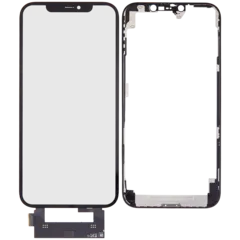 4 en 1 Long Flex (táctil (digitalizador) Touch con cristal + OCA + marco Pre-installed) para iPhone 12 Pro Max (OCA Master)