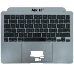 Top Case with Keyboard (ANSI US) For MacBook Air 13" A2681 (2022) (Used OEM Pull: Grade A) (Space Gray)