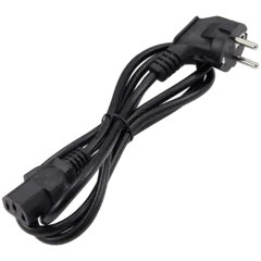 Wrapd C13 Grounded Power Cord (EU Plug)