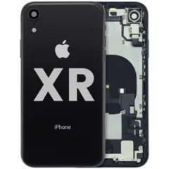 Carcasa trasera con flex de carga y piezas pequeñas preinstaladas para iPhone XR (Original usada · grado B)