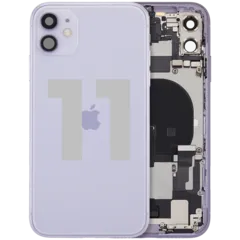 Carcasa trasera con flex de carga y piezas pequeñas para iPhone 11 (Original usada · grado B)