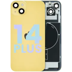 Back Glass With Steel Plate With MagSafe Magnet Pre-Installed For iPhone 14 Plus (Service Pack)