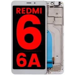 Pantalla LCD con marco para Xiaomi Redmi 6 / 6A (Compatible Plus)