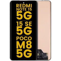 Pantalla OLED sin marco para Xiaomi Redmi Note 15 5G / Redmi Note 15 SE 5G / POCO M8 5G (Reacondicionada)