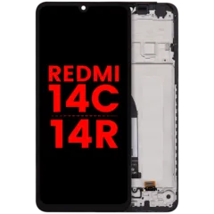 Pantalla LCD con marco para Xiaomi Redmi 14C 5G / Redmi 14R (Compatible Plus)