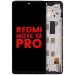 Pantalla OLED con marco para Xiaomi Redmi Note 12 Pro 4G (Compatible Plus)