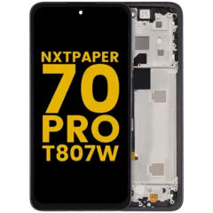 Écran LCD avec cadre pour TCL NxtPaper 70 Pro 5G (T807W) (Premium)