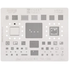 BGA Reballing Stencil For iPad A12 / A12X Series (0.12mm) (Amaoe)