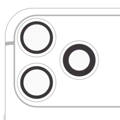Back Camera Lens (Glass Only) With Adhesive For iPhone 18 Pro / 18 Pro Max (3 piece set) (Real Sapphire) (Premium)