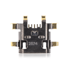 Charging port soldering required - 05 Pin - Micro B - 6 Anchor Points (C288)
