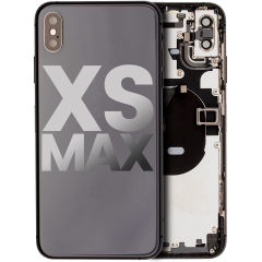 Back Housing W/ Small Components Pre-Installed Compatible For iPhone XS Max (Used OEM Pull: Grade A) (Space Gray)