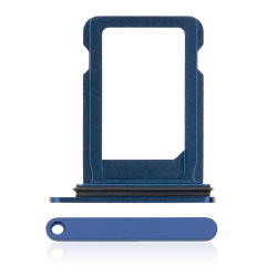 Single Sim Card Tray Compatible For iPhone 12 Mini (Blue)