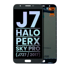 LCD Assembly Without Frame Compatible For Samsung Galaxy J7 Perx  / Halo / Sky Pro (J727 / 2017) (Service Pack) (Black)