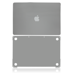 2in1 (Top and Bottom) Skin Compatible For MacBookPro 13" (A2251 / Mid 2020) (Space Gray)