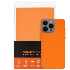Wrapd Back Skin - Calfskin (Hermes Naranja) (pack de 10)