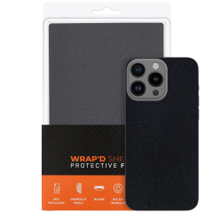 Wrapd Back Skin - Pearlescent (Negro) (pack de 10)