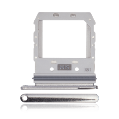 Dual Sim Card Tray Compatible For Samsung Galaxy S10 5G (Crown Silver)