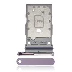 Dual Sim Card Tray Compatible For Samsung Galaxy S23 Ultra 5G (Lavender)