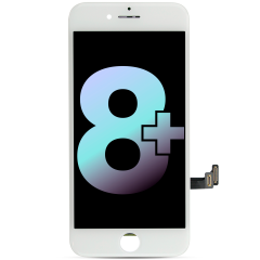 LCD Assembly Compatible For iPhone 8 Plus (Service Pack) (White)