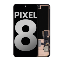 OLED Assembly With Frame (With Finger Print Sensor) Compatible For Google Pixel 8  (Used OEM Pull: Grade A) (All Colors)