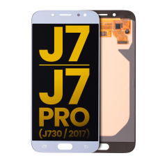 OLED Assembly Without Frame Compatible For Samsung Galaxy J7 / J7 Pro (J730 / 2017) (Refurbished) (Blue / Gray)