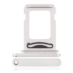 Dual Sim Card Tray Compatible For iPhone 12 Pro / 12 Pro Max (Silver)