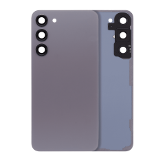 Back Cover Glass With Camera Lens Compatible For Samsung Galaxy S23 Plus (Service Pack) (Graphite)