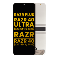 Main OLED Assembly Without Frame Compatible For Motorola Moto Razr Plus / Razr 40 Ultra  (XT2321-3 / 2023) / Razr / Razr 40 (XT2323-3 / 2023) (Refurbished) (All Colors)