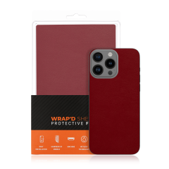 Wrapd Protective Film - Skin - Lambskin (Huaxia Red) (Medium) (10 Pack)