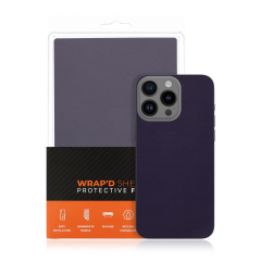 Wrapd Back Skin - Lambskin (Dark Morado) (pack de 10)
