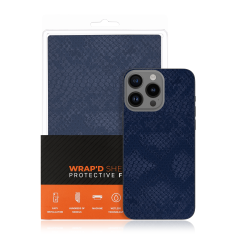 Wrapd Back Skin - Snake Pattern (Negro) (pack de 10)