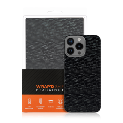 Wrapd Back Skin - Mosaic Pattern (Negro) (pack de 10)