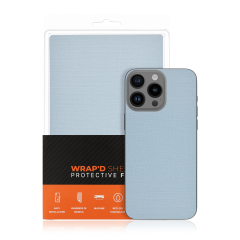 Wrapd Back Skin - Cloth pattern (Cyan) (10 Pack)