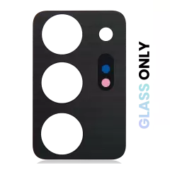 Back Camera Lens (Glass Only) With Adhesive Compatible For Samsung Galaxy Note 20 Ultra (Mystic Black) (Service Pack)