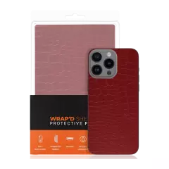 Wrapd Back Skin - Crocodile Pattern (Rojo) (pack de 10)
